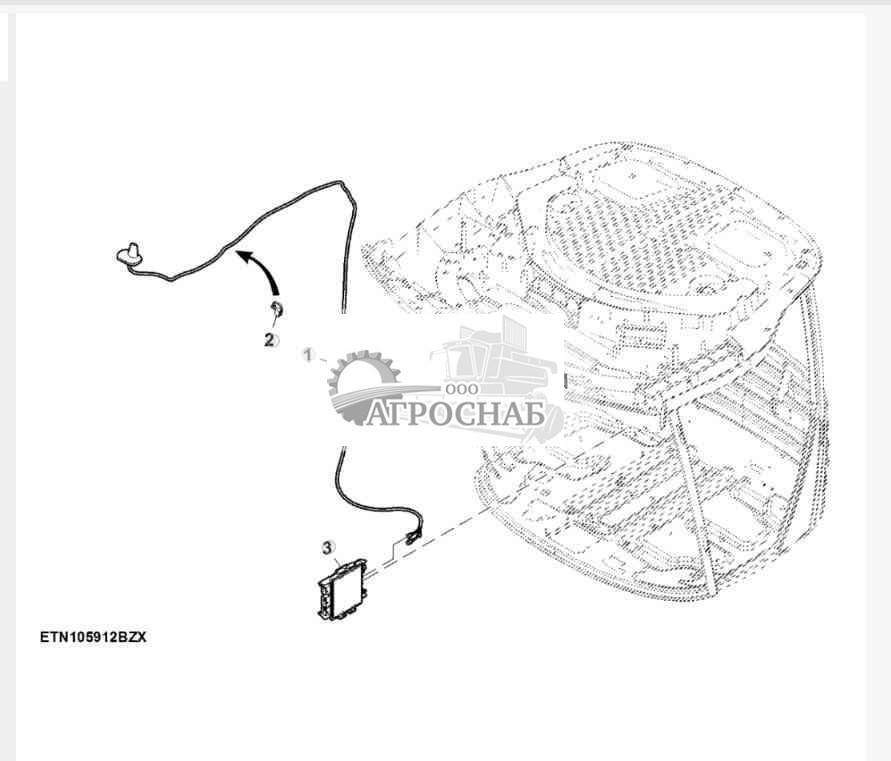 Антенна телематической системы 